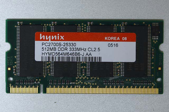 ノート用 memory 512MB メモリ