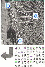 関根・岸田鑑定の三角形